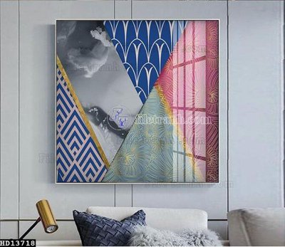 Tải file File tranh hiện đại pha lê gương HD13718 (gốc) làm file thiết kế