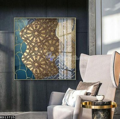 File tranh in tráng gương File tranh hiện đại pha lê gương HD13725 (siêu nét)