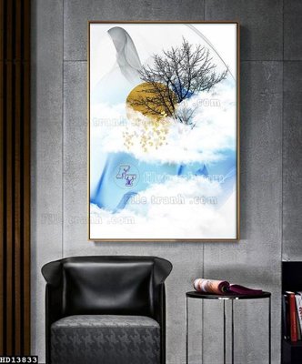 File tranh gốc File tranh hiện đại pha lê gương HD13833 (bản quyền) Filetranh.com