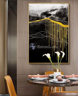 File gốc File tranh hiện đại pha lê gương HD13846 (in mica) làm quà tặng