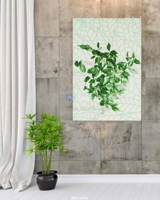 Tải file gốc in lụa File bộ tranh treo hiện đại HD14002 siêu nét