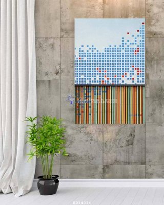 File gốc File bộ tranh treo hiện đại HD14014 (phiên bản chuẩn) để in ấn