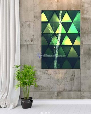 File gốc File bộ tranh treo hiện đại HD14020 (in tráng gương) ốp tường