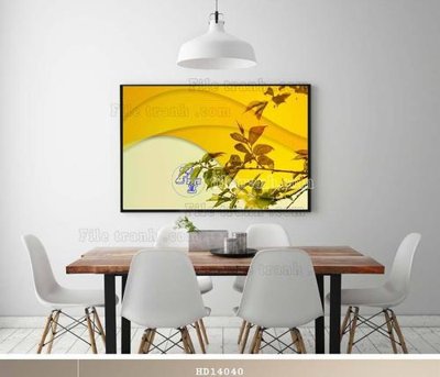 Ảnh gốc file in lụa File bộ tranh treo hiện đại HD14040 chi tiết