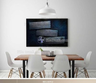 File tranh in tráng gương File bộ tranh treo hiện đại HD14052 (siêu nét)