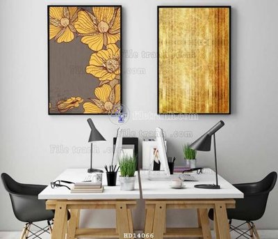 Tải file gốc File bộ tranh treo hiện đại HD14066 (in khổ lớn) không mờ