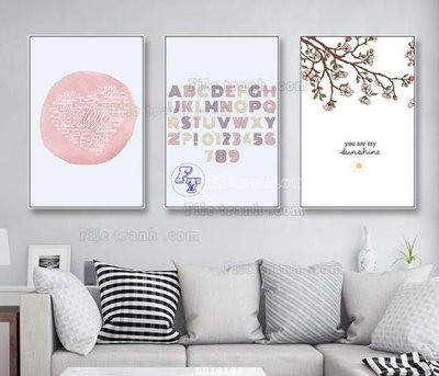 File PSD File bộ tranh treo hiện đại HD14102 (nguyên gốc) chất lượng cao