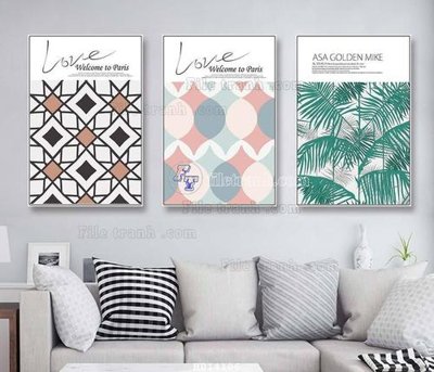 File PSD File bộ tranh treo hiện đại HD14106 (nguyên gốc) chất lượng cao