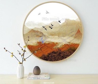File gốc File bộ tranh treo hiện đại HD14148 (chuẩn CMYK) cho nhà in