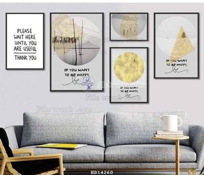 Tải file File bộ tranh treo hiện đại HD14260 (ảnh gốc) in gạch 3D