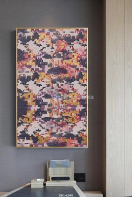 Ảnh gốc File bộ tranh treo hiện đại HD14290 (siêu chi tiết) để in ấn