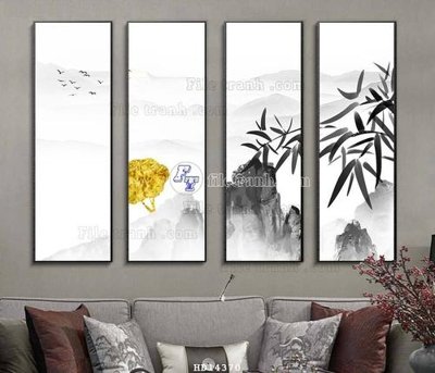 File gốc File bộ tranh treo hiện đại HD14370 (ảnh chi tiết) để in trần
