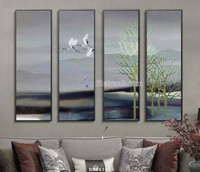 File tranh File bộ tranh treo hiện đại HD14381 (ảnh gốc) cho in ấn kỹ thuật số
