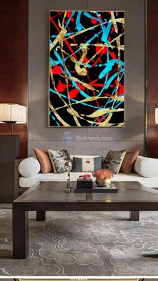 File gốc File bộ tranh treo hiện đại HD14488 (phong cách) châu Âu