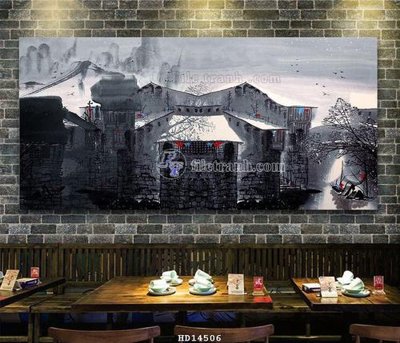 File PSD File bộ tranh treo hiện đại HD14506 (gốc) cho in quảng cáo