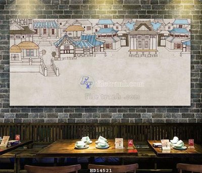 Tải file File bộ tranh treo hiện đại HD14521 (ảnh gốc) in gạch 3D
