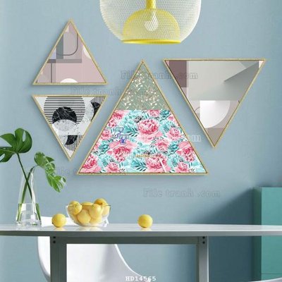 Download file File bộ tranh treo hiện đại HD14565 (gốc) cho xưởng in