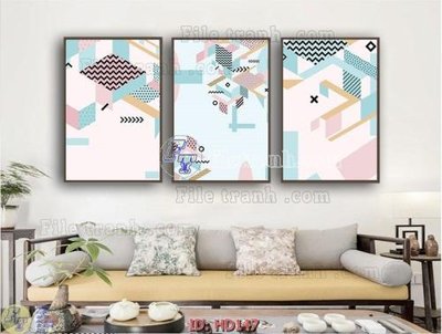 File PSD File tranh hiện đại HD147 (bản gốc) dễ dàng edit