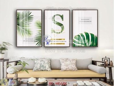 File in trần File tranh hiện đại HD156 (bản gốc) hoa văn