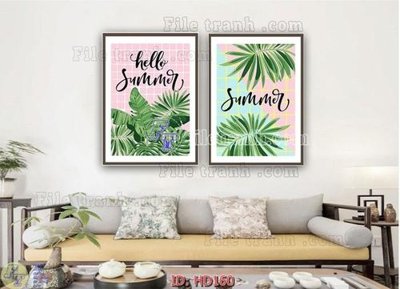 File PSD File tranh hiện đại HD160 (gốc) tách lớp chi tiết