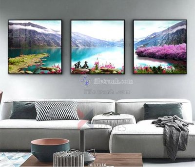 File tranh trang trí File tranh treo hiện đại HD17116 (file gốc)