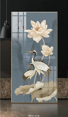 Tải file tranh gốc File tranh treo hiện đại HD17178 chất lượng cao