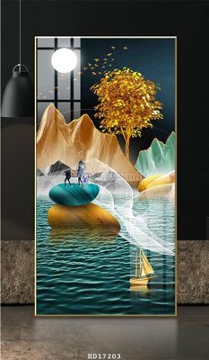 Download file gốc File tranh treo hiện đại HD17203 (in mica) 3D