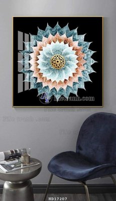 File PSD File tranh treo hiện đại HD17207 (gốc) tách lớp chi tiết
