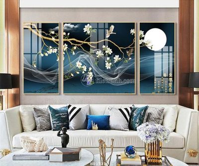 Tải file File tranh treo hiện đại HD17210 (ảnh gốc) in tráng gương