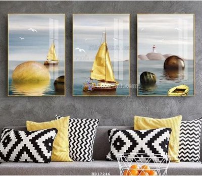 File gốc File tranh treo hiện đại HD17246 (in mica) trang trí