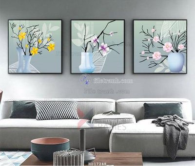 Mua file gốc File tranh treo hiện đại HD17248 (PSD) tại Filetranh.com