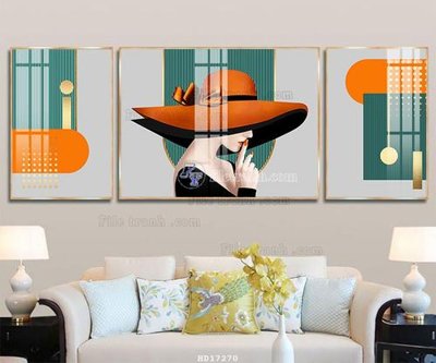 File gốc File tranh treo hiện đại HD17270 (phong cách) tối giản