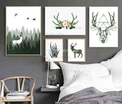 Ảnh gốc File tranh treo hiện đại HD17287 (siêu chi tiết) để in ấn