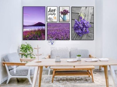 File tranh File tranh treo hiện đại HD17322 (gốc) in film