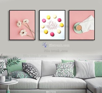 File tranh File tranh treo hiện đại HD17334 (bản gốc) in lụa 3D