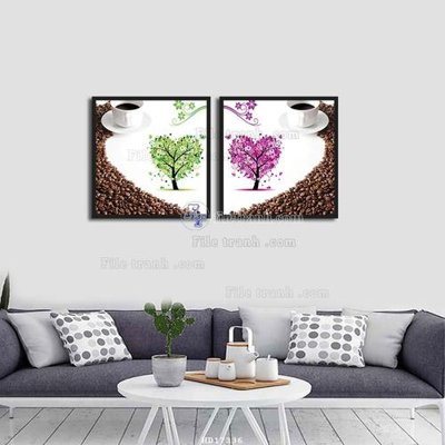 Download file gốc File tranh treo hiện đại HD17336 (in mica) trong suốt