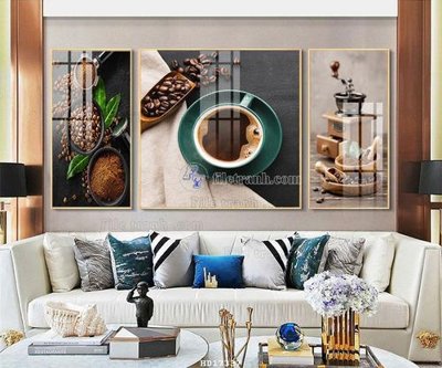 File gốc File tranh treo hiện đại HD17337 (in tráng gương) ốp tường