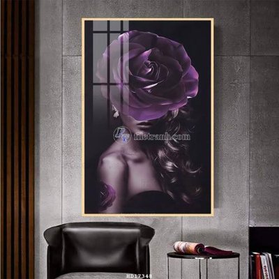 File tranh in trần 3D File tranh treo hiện đại HD17348 (ảnh gốc)