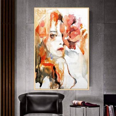 File tranh File tranh treo hiện đại HD17360 (bản gốc) in lụa dán tường