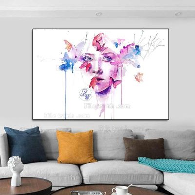 File gốc File tranh treo hiện đại HD17363 (AI/EPS) cho in ấn