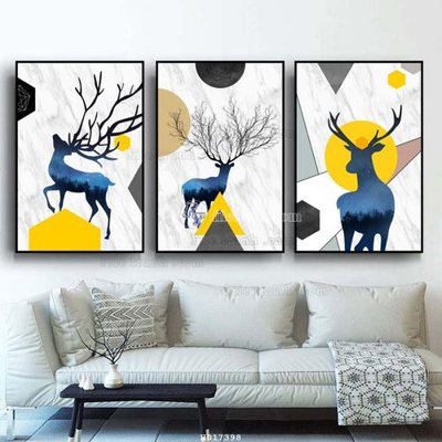 File gốc File tranh treo hiện đại HD17398 (in lụa) tranh mã đáo