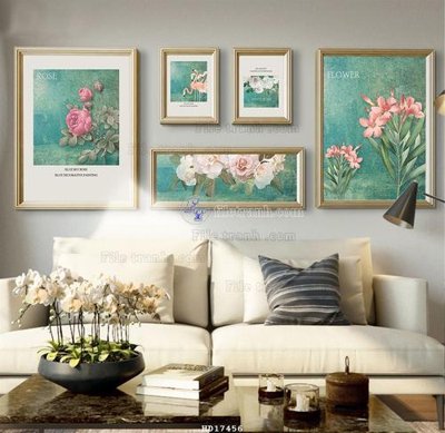 File in trần File tranh treo hiện đại HD17456 (bản gốc) 5D