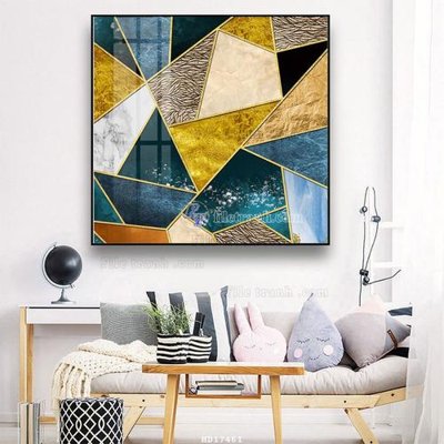 Download file gốc File tranh treo hiện đại HD17461 (in mica) trang trí