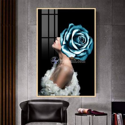 File tranh File tranh treo hiện đại HD17512 (bản gốc) in lụa dán tường