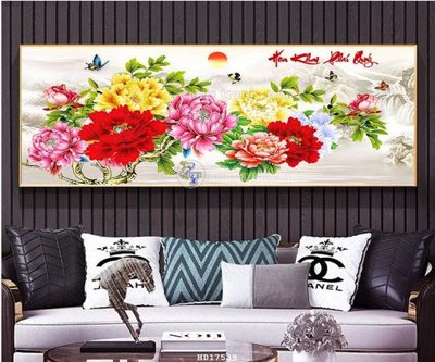 File gốc File tranh treo hiện đại HD17539 (in tráng gương) hiện đại