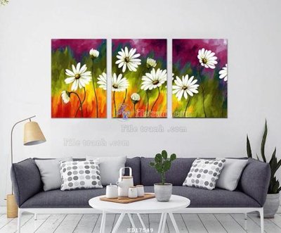 File gốc File tranh treo hiện đại HD17549 (in 3D) cho trang trí