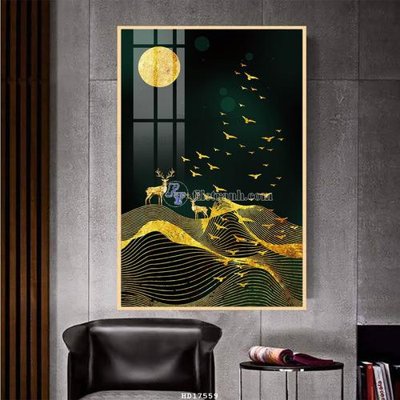 File in trần File tranh treo hiện đại HD17559 (file gốc) phong thủy