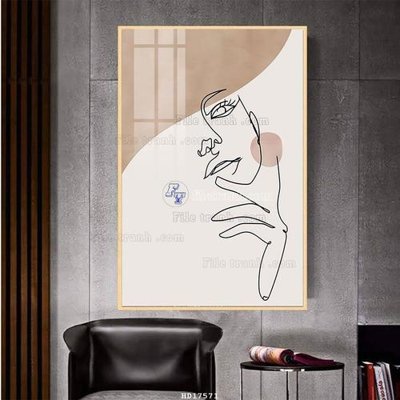 File gốc File tranh treo hiện đại HD17571 (chuẩn màu) cho in offset