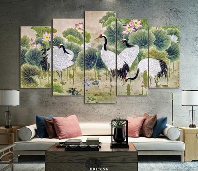 File in trần File tranh treo hiện đại HD17654 (bản gốc) mây trời