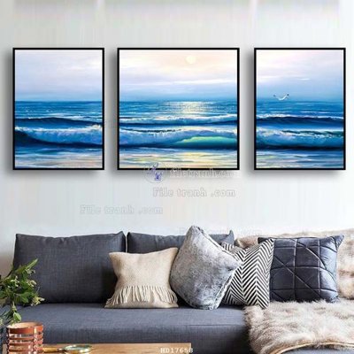 File gốc File tranh treo hiện đại HD17658 (in 3D) cho trang trí